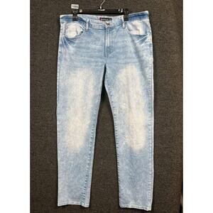 Southpole Jeans Skinny Jeans Men's 34x32 Blue Light Wash Mid Rise Denim Stretch